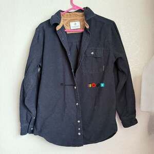 Legendary Whitetails Men's Buck Camp Black Flannel Shirt